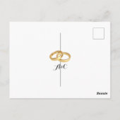 Aankondiging van de bruinklijke bruinbloem van Ele Briefkaart (Achterkant)