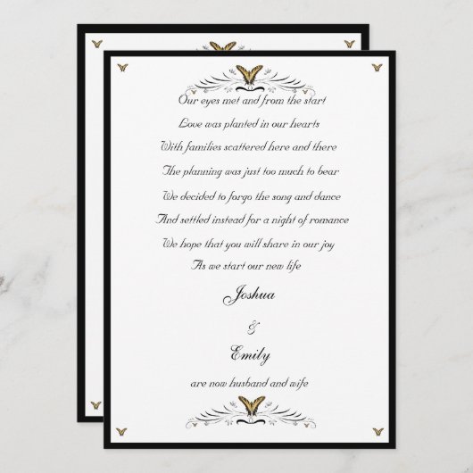 Aankondiging van de Butterflies- en Swirls-ontwikk (Voorkant / Achterkant)