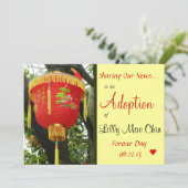 Aankondiging van de Chinese rode lantaarngoedkeuri (Staand voorkant)