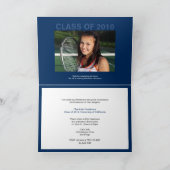 Aankondiging van de de afstuderen multifoto van (Binnen)