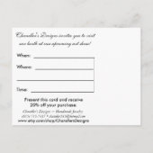 Aankondiging van de Dezigns van Chandler (Achterkant)