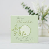  aankondiging van de dood (bladeren) (Staand voorkant)