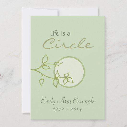 aankondiging van de dood (bladeren) (Voorkant)