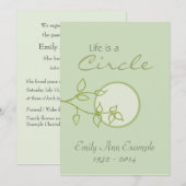  aankondiging van de dood (bladeren) (Voorkant / Achterkant)