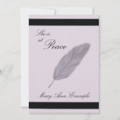  aankondiging van de dood (veer) (Voorkant)