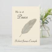 aankondiging van de dood (zand) (Staand voorkant)