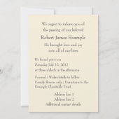 aankondiging van de dood (zand) (Achterkant)