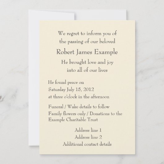 aankondiging van de dood (zand) (Achterkant)