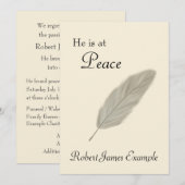 aankondiging van de dood (zand) (Voorkant / Achterkant)