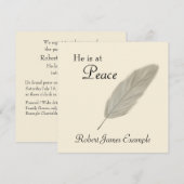 aankondiging van de dood (zand) (Voorkant / Achterkant)