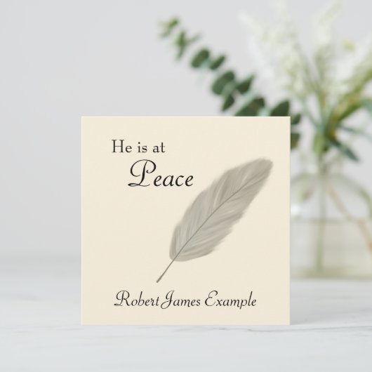 aankondiging van de dood (zand) (Staand voorkant)