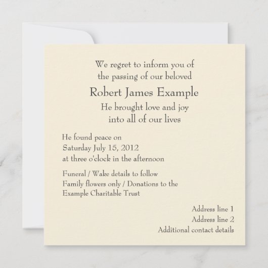 aankondiging van de dood (zand) (Achterkant)