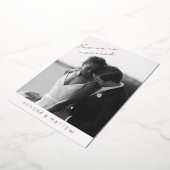 Aankondiging van de Echte Folie Modern Wedding Elo (Gedraaid)