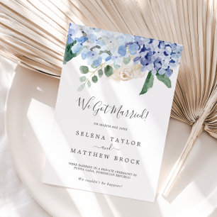 Aankondiging van de Elegant Blue Hydrangea Elopeme