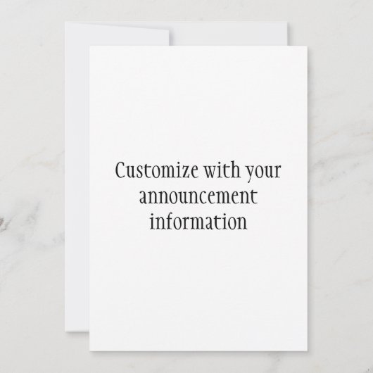 Aankondiging van de elopement (Achterkant)