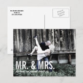 Aankondiging van de elopement (Voorkant / Achterkant)