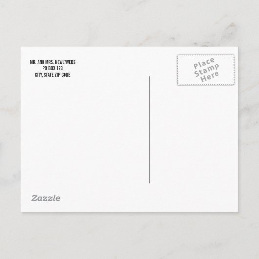 Aankondiging van de elopement (Achterkant)