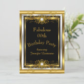 Aankondiging van de Fabulous Gold Black Birthday P (Staand voorkant)