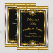 Aankondiging van de Fabulous Gold Black Birthday P (Voorkant / Achterkant)