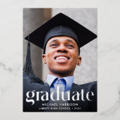 Aankondiging van de Folie van het Afstuderen van h (Voorkant)