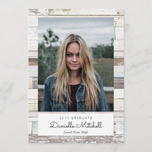 Aankondiging van de foto van Afstudeerder met druk