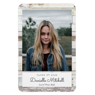 Aankondiging van de foto van Afstudeerder met druk Magneet