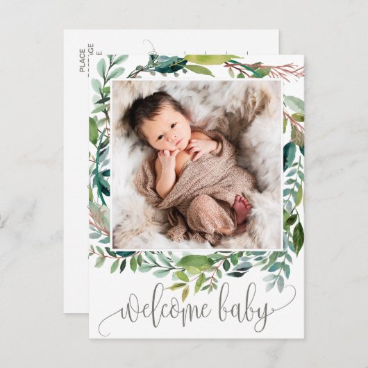 Aankondiging van de foto van de olievlek (Voorkant / Achterkant)