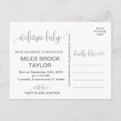 Aankondiging van de foto van de olievlek (Achterkant)