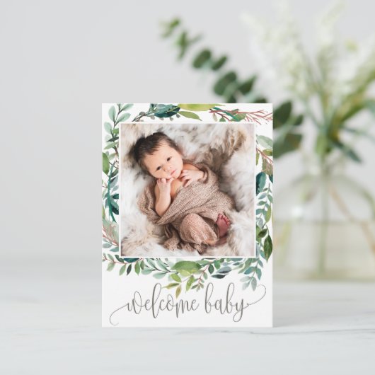 Aankondiging van de foto van de olievlek (Staand voorkant)