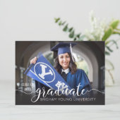 Aankondiging van de Foto van het moderne Afstudere (Staand voorkant)