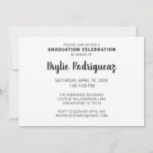 Aankondiging van de Foto van het moderne Afstudere (Achterkant)