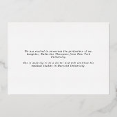 Aankondiging van de Foto van het moderne Manuscrip (Achterkant)