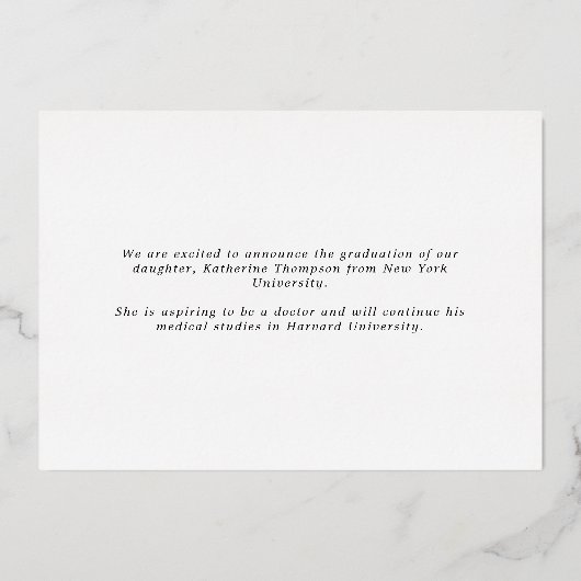 Aankondiging van de Foto van het moderne Manuscrip (Achterkant)