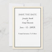 Aankondiging van de fotoagenda-bruiloft (Achterkant)