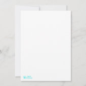 Aankondiging van de Franse Baby Boy Birth (Achterkant)