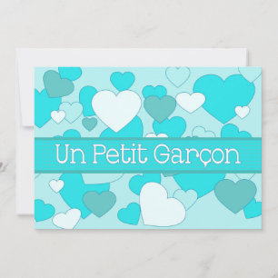 Aankondiging van de Franse Baby Boy Birth