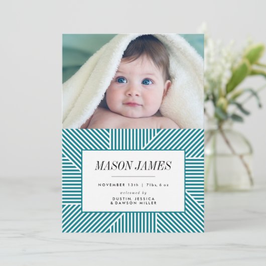 Aankondiging van de geboorte, aankondiging van de  (Staand voorkant)