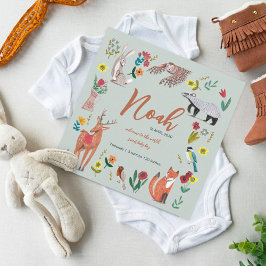 Aankondiging van de geboorte groene kauwboten