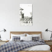 Aankondiging van de geboorte van Charles I's Son Canvas Afdruk (Insitu (Slaapkamer))