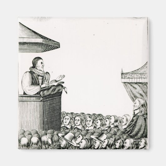 Aankondiging van de geboorte van Charles I's Son Magneet (Voorkant)