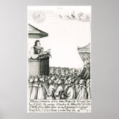 Aankondiging van de geboorte van Charles I's Son Poster (Voorkant)