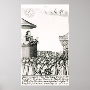 Aankondiging van de geboorte van Charles I's Son Poster