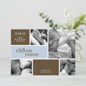 Aankondiging van de geboorte van Cuddlebug (roze o (Staand voorkant)