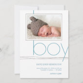 Aankondiging van de geboorte van de Aangepaste fot (Voorkant)