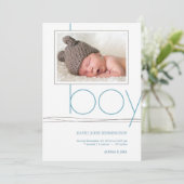 Aankondiging van de geboorte van de Aangepaste fot (Staand voorkant)