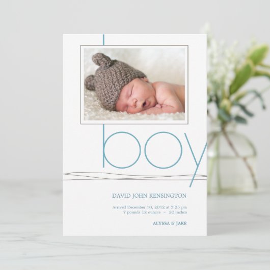 Aankondiging van de geboorte van de Aangepaste fot (Staand voorkant)