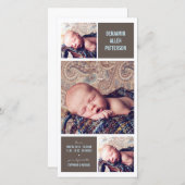 Aankondiging van de geboorte van de baby door Mode (Voorkant / Achterkant)