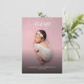 Aankondiging van de geboorte van de baby Photos Ho (Staand voorkant)