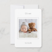 Aankondiging van de geboorte van de baby van de mo (Voorkant)