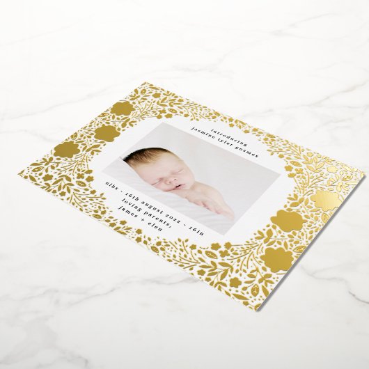 Aankondiging van de geboorte van de Baby van geper (Gedraaid)